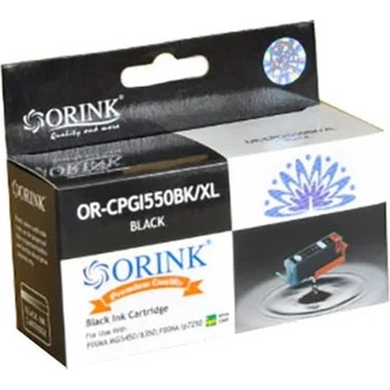 Orink Касета за Canon Pixma MG5000 Series/MG6000 Series/MG7150/MG7550/MX725/MX925/IP7200 Series/IP8750/IX6850 - Black - HPGI-550XL - Orink - Неоригинална, Заб. : 500 брой копия (HPGI-550XL)