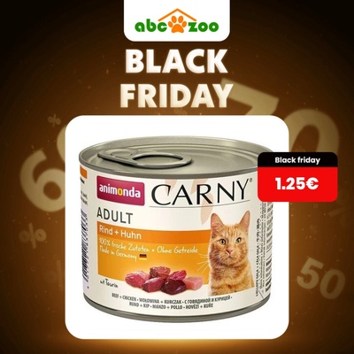 Animonda Carny Adult hovädzie a kura 200 g