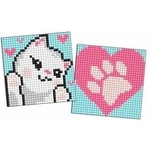 Ideyka Diamond mosaic Kids sticker - White paws 9x9