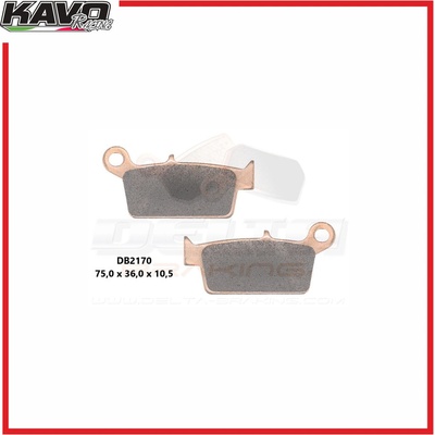 DELTA BRAKING DELTA brzdové destičky zadní Gas Gas, Yamaha, Honda, Kawasaki, Suzuki Varianta: Tvrdé