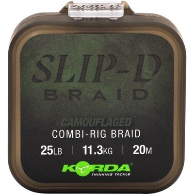 Korda Návazcová Šňůra Slip-D Braid 25 lb 20 m – Zboží Mobilmania