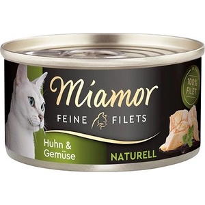 Miamor Feine Filets Naturell пиле и зеленчуци 80 г
