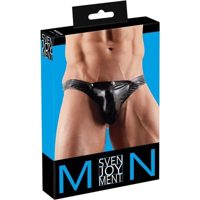 Lesklá tanga odepínatelným poklopcem