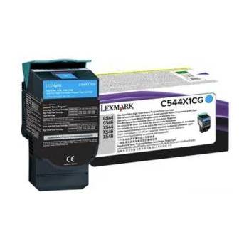 Lexmark Консуматив Lexmark C544, X544, Extra High Yield Return Programme Toner Cartridge, 4000 копия, Син, C544X1CG