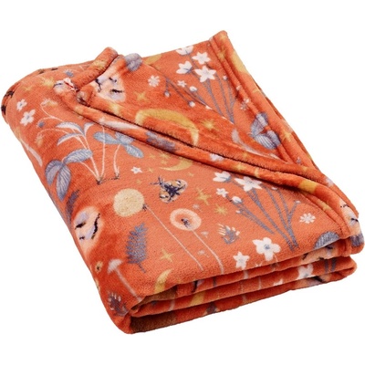 Catherine Lansfield Оранжево одеяло от микроплюш 130x170 cm Enchanted Twilight Animals - Catherine Lansfield (DS/57733/W/130170/BUO)