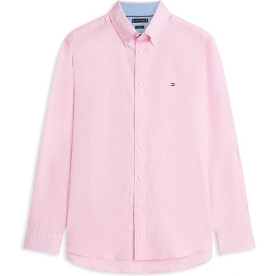 Tommy Hilfiger Риза с дълъг ръкав Tommy Hilfiger Men's Long Sleeve Shirt - Classic Pink