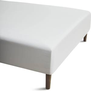 Juna Чаршаф с ластик Percale 140 x 200 x 30 см бял (618213)