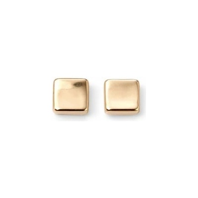 Elements Gold zlaté náušnice kocky GE2071