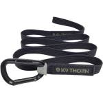 K9 Thorn Каишка с карабинер Petzl, черна, XL (0143/16.BLK.XL)