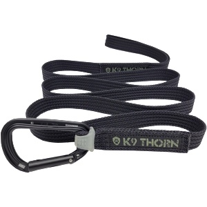 K9 Thorn Каишка с карабинер Petzl, черна, XL (0143/16.BLK.XL)
