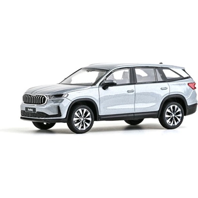 Abrex Škoda Kodiaq II 2023 Stříbrná Smoky Diamond Metalíza 1:43