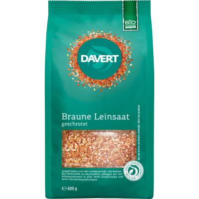 Davert Bio drcené lněné semínko 400 g