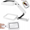 Verk 09154 Multifunkční skládací lupa s LED osvětlením, zvětšení 3x