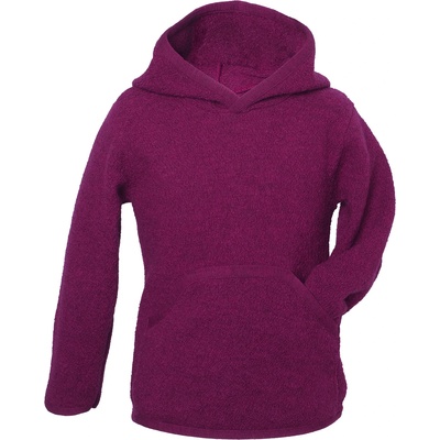 Reiff Детски вълнен пуловер Reiff Kid's Hoody - Berry - размер 86/92 (EU) (704-1416-0111)