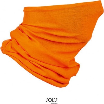 Šatka multifunkčná Sols Warmer Bolt oranžová