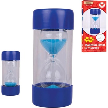 Image 1 of Bigjigs Toys Детски пясъчен часовник Bigjigs - 5 минути, син (BJE0005)