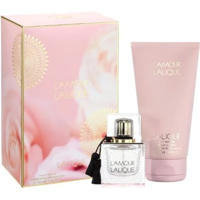 Lalique L'Amour Gift Set - EDP 100 ml + Body Lotion 150 ml за жени