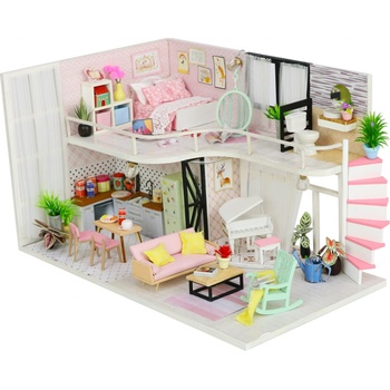2Kids Toys miniatúra domčeka Dom Anniny ružové melódie