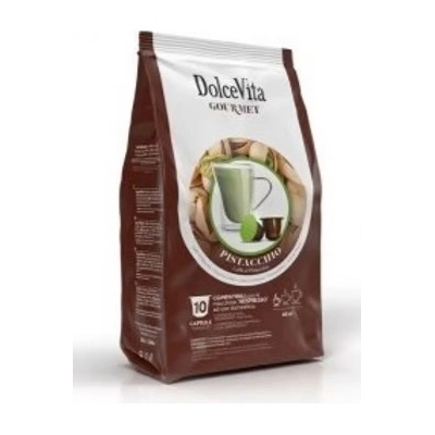 10 бр. кафе капсули Dolce Vita gusto Pistacchio съвместими с кафемашини NESPRESSO