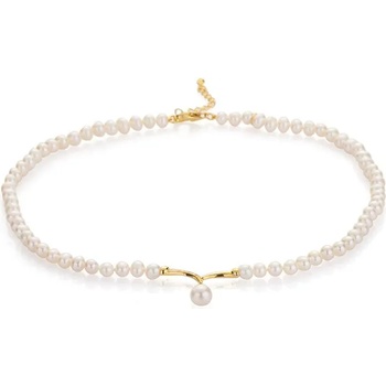 Image 1 of Swan Колие със сладководни бели перли RB273NWG Swan