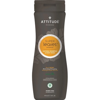 Attitude Super leaves pánsky šampón & telové mydlo normálne vlasy 473 ml