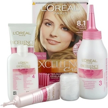 L'Oréal Excellence Creme Triple Protection 8,1 Natural Ash Blonde 48 ml