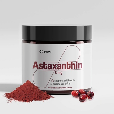 MOVit LONGEVITY Astaxantín 8 mg 60 kapsúl
