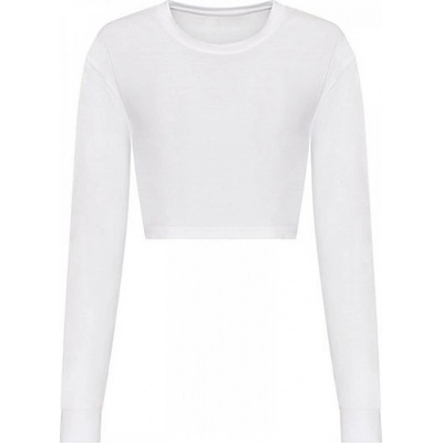 Just Ts Dámský crop top JT016 Solid White