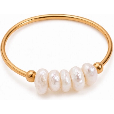 Olivie 10334 Prstienok s perlami GOLD