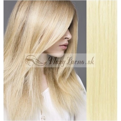 Najsvetlejšie blond Clip in vlasy na predĺženie 70-73 cm
