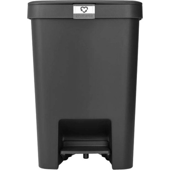 Brabantia 25 л тъмно сив кош за смет с педал Brabantia от серия StepUp (1008482)