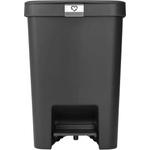 Brabantia 25 л тъмно сив кош за смет с педал Brabantia от серия StepUp (1008482)