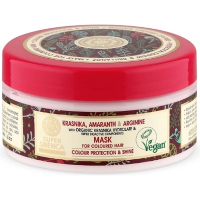 Natura Siberica Super Siberica Krasnika, Amaranth & Arginne Mask for Coloured Hair 300 ml