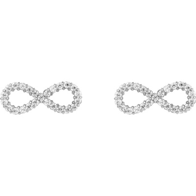 Daniel Wellington dámské náušnice ocelové Mirelle Infinity DW00401616