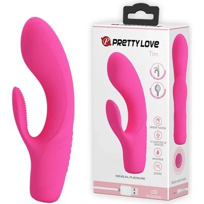 Компактен вибратор с 12 мощни режима, 15, 5см. - Pretty Love Tim 1 (DEBRA01211)