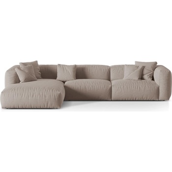 Micadoni Бежов модулен ъглов диван (ляв ъгъл) Martina - Micadoni Home (MIC_LC_169_F1_MARTINA7)