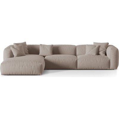 Micadoni Бежов модулен ъглов диван (ляв ъгъл) Martina - Micadoni Home (MIC_LC_169_F1_MARTINA7)