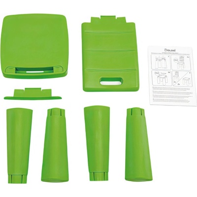 Doloni plastová židle zelená