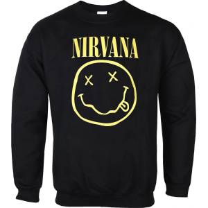 ROCK OFF Мъжки суитшърт Nirvana - Yellow Happy Face - ROCK OFF - NIRVSWT04MB