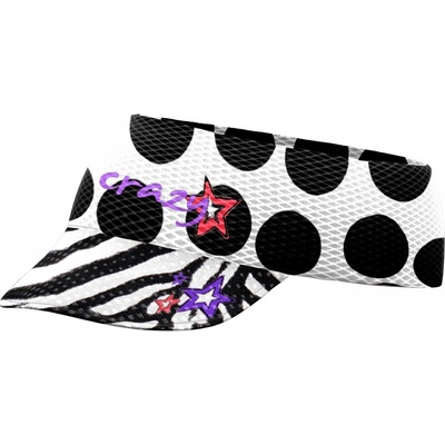 Crazy s kšiltem Pacman Visor black-zebra