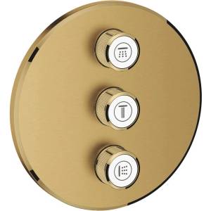 GROHE Grohtherm SmartControl смесител за душ Cool Sunrise с 3 изхода, матово злато (29122GN0)