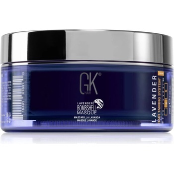 GK Hair Bombshell Masque Възстановяваща цветна маска за руса коса цвят Lavender 200 гр