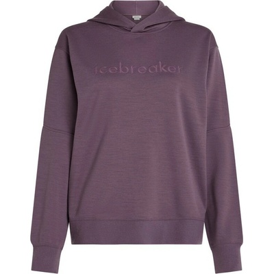 Icebreaker W Mer 360 RealFleece Elemental LS Hood fialová