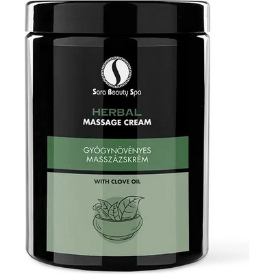 Sara Beauty Spa masážny krém na tvár a telo Basic 1000 ml