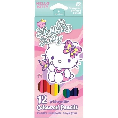 CoolPack Hello Kitty trojhranné pastelky 12 ks 10524PTR