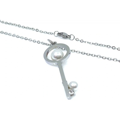 Jan Kos jewellery Řetízek s přívěskem z oceli 12118319