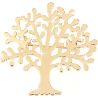 Biju brož strom zlatá 9001505