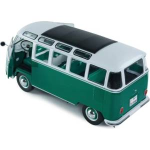 Solido 1: 18 volkswagen t1 samba ЗЕЛЕН / БЯЛ 1962 - solido