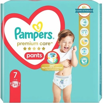 Pampers Premium Care Pants 7 27 ks