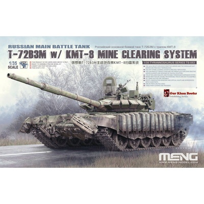 Meng Russian Main Battle Tank T-72B3M w/ KMT-8 Mine Clearing System 1:35
